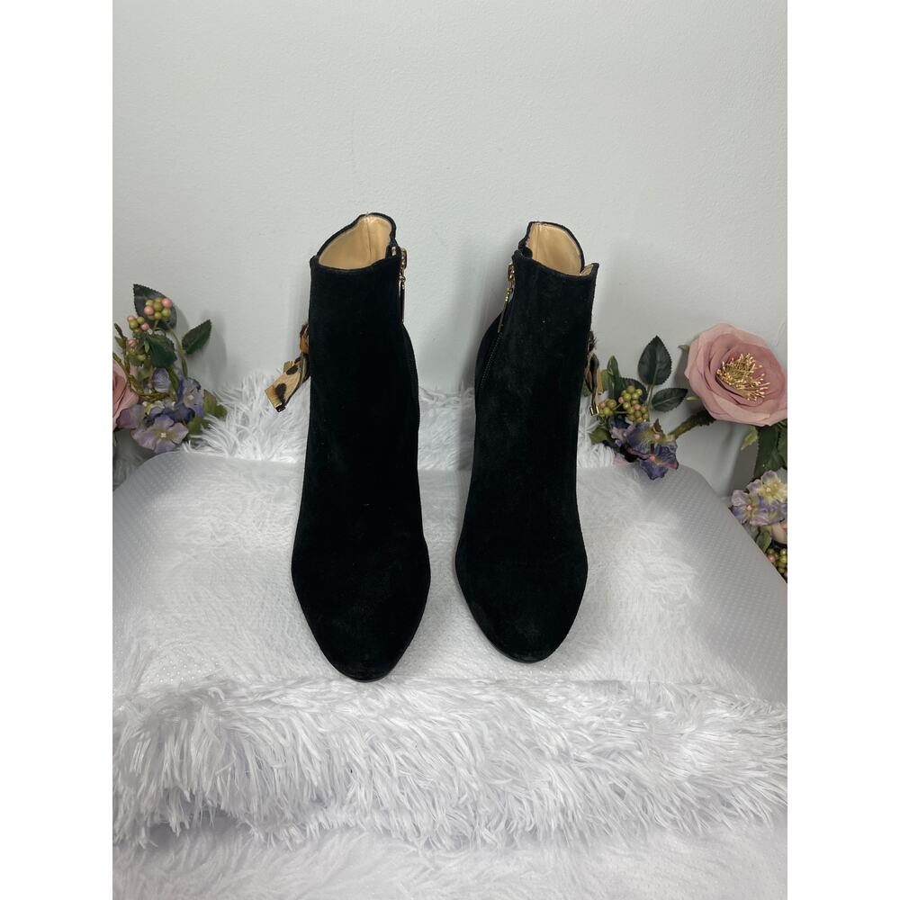 Talbots‎ Meegan Ankle Boots Womens Size 10B Black Suede Romantic Regencystyle